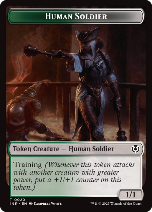 Human Soldier in the group Magic the Gathering / Sets / Innistrad Remastered Tokens at Proxyprinters.com (102498)