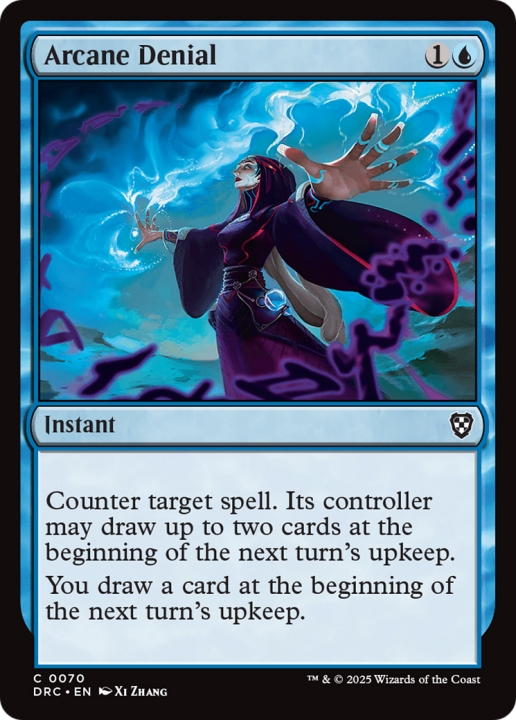 Arcane Denial in the group Magic the Gathering / Sets / Aetherdrift Commander at Proxyprinters.com (102514)