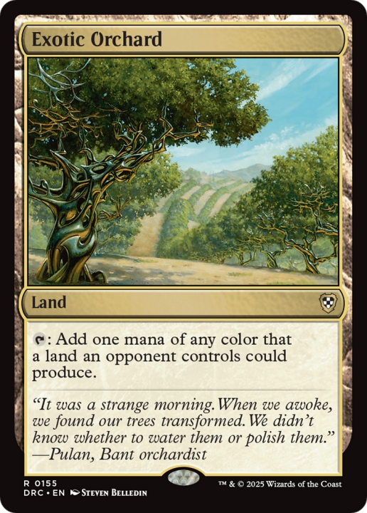 Exotic Orchard in the group Magic the Gathering / Sets / Aetherdrift Commander at Proxyprinters.com (102519)