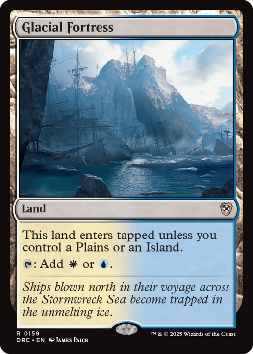 Glacial Fortress in the group Magic the Gathering / Sets / Aetherdrift Commander at Proxyprinters.com (102522)