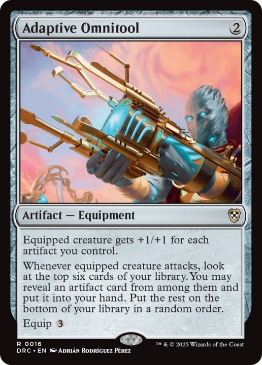 Adaptive Omnitool in the group Magic the Gathering / Sets / Aetherdrift Commander at Proxyprinters.com (102528)