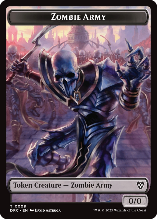 Zombie Army in the group Magic the Gathering / Sets / Aetherdrift Commander Tokens at Proxyprinters.com (102529)