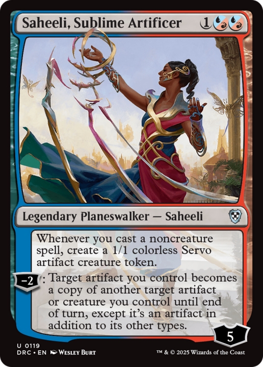 Saheeli, Sublime Artificer in the group Magic the Gathering / Sets / Aetherdrift Commander at Proxyprinters.com (102545)