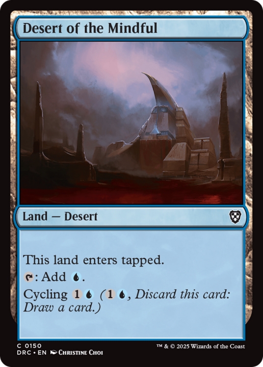 Desert of the Mindful in the group Magic the Gathering / Sets / Aetherdrift Commander at Proxyprinters.com (102551)