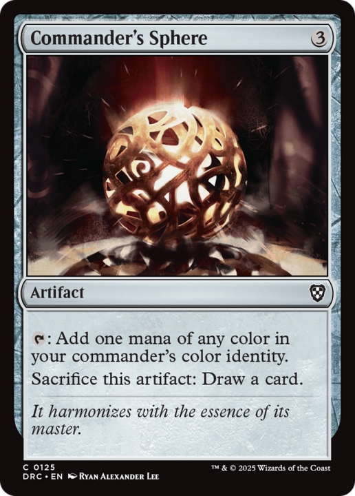 Commander's Sphere in the group Magic the Gathering / Sets / Aetherdrift Commander at Proxyprinters.com (102553)