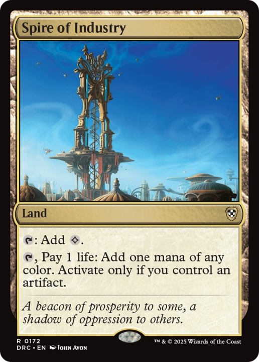 Spire of Industry in the group Magic the Gathering / Sets / Aetherdrift Commander at Proxyprinters.com (102560)