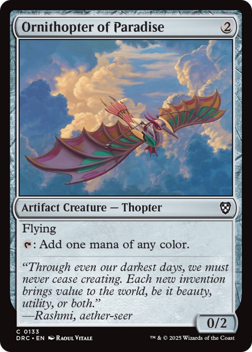 Ornithopter of Paradise in the group Magic the Gathering / Sets / Aetherdrift Commander at Proxyprinters.com (102561)