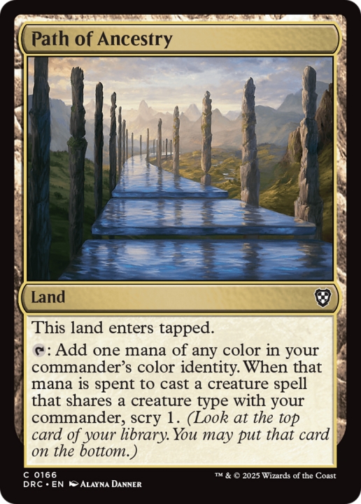 Path of Ancestry in the group Magic the Gathering / Sets / Aetherdrift Commander at Proxyprinters.com (102562)