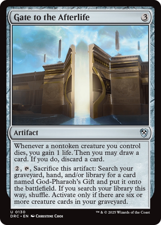 Gate to the Afterlife in the group Magic the Gathering / Sets / Aetherdrift Commander at Proxyprinters.com (102563)