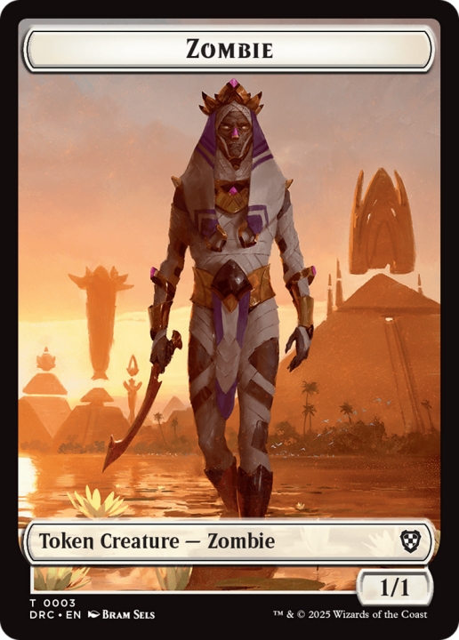 Zombie in the group Magic the Gathering / Sets / Aetherdrift Commander Tokens at Proxyprinters.com (102571)