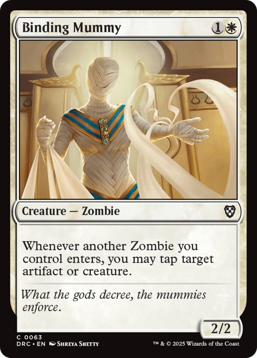 Binding Mummy in the group Magic the Gathering / Sets / Aetherdrift Commander at Proxyprinters.com (102574)