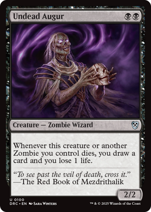 Undead Augur in the group Magic the Gathering / Sets / Aetherdrift Commander at Proxyprinters.com (102579)