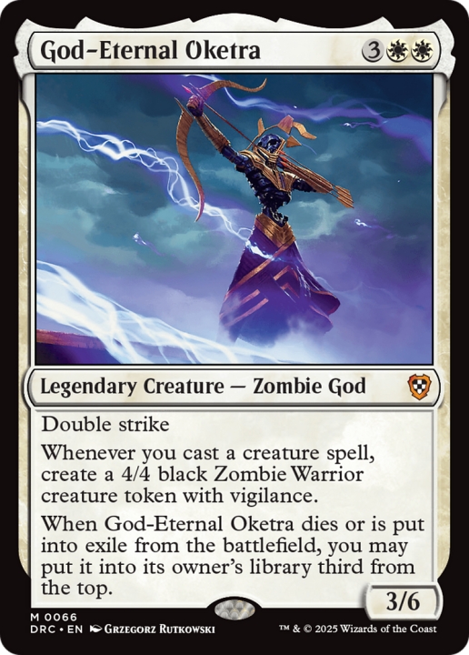 God-Eternal Oketra in the group Magic the Gathering / Sets / Aetherdrift Commander at Proxyprinters.com (102587)