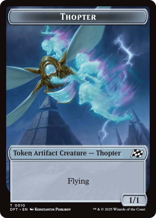 Thopter in the group Magic the Gathering / Sets / Aetherdrift Tokens at Proxyprinters.com (102600)