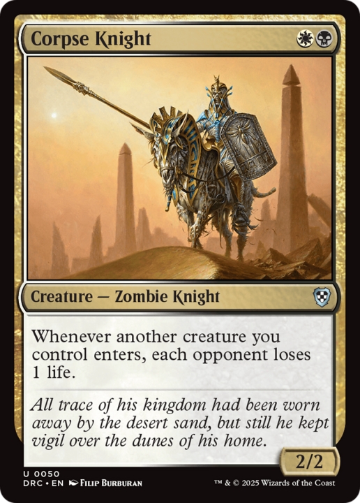 Corpse Knight in the group Magic the Gathering / Sets / Aetherdrift Commander at Proxyprinters.com (102614)