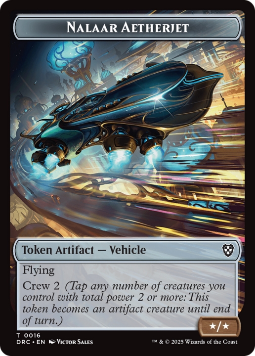 Nalaar Aetherjet in the group Magic the Gathering / Sets / Aetherdrift Commander Tokens at Proxyprinters.com (102620)