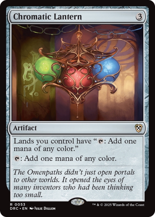 Chromatic Lantern in the group Magic the Gathering / Sets / Aetherdrift Commander at Proxyprinters.com (102621)