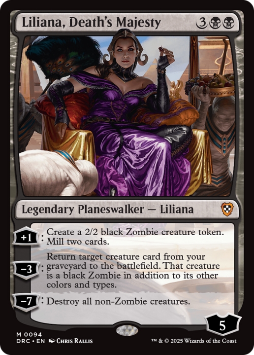 Liliana, Death's Majesty in the group Magic the Gathering / Sets / Aetherdrift Commander at Proxyprinters.com (102638)