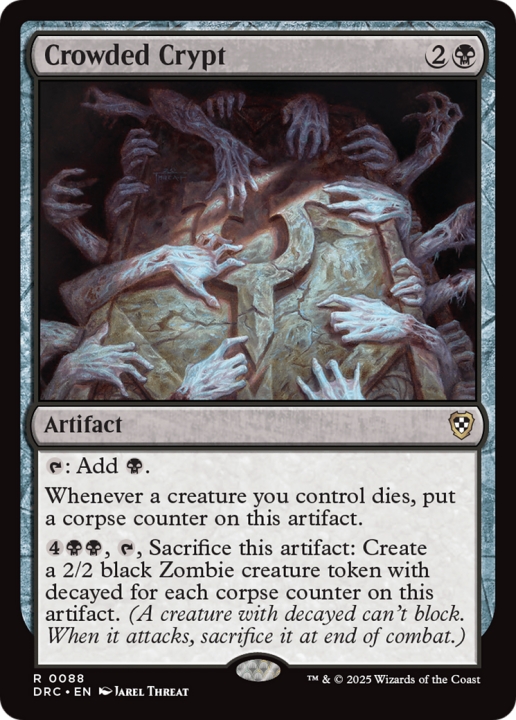 Crowded Crypt in the group Magic the Gathering / Sets / Aetherdrift Commander at Proxyprinters.com (102671)