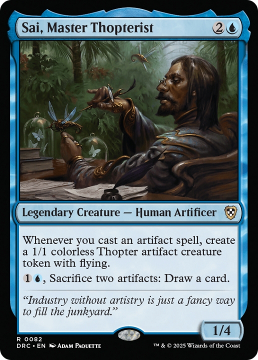 Sai, Master Thopterist in the group Magic the Gathering / Sets / Aetherdrift Commander at Proxyprinters.com (102677)