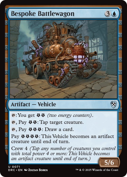 Bespoke Battlewagon in the group Magic the Gathering / Sets / Aetherdrift Commander at Proxyprinters.com (102682)