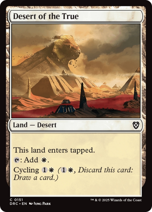 Desert of the True in the group Magic the Gathering / Sets / Aetherdrift Commander at Proxyprinters.com (102686)