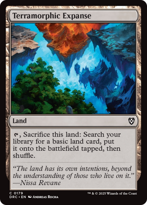 Terramorphic Expanse in the group Magic the Gathering / Sets / Aetherdrift Commander at Proxyprinters.com (102694)