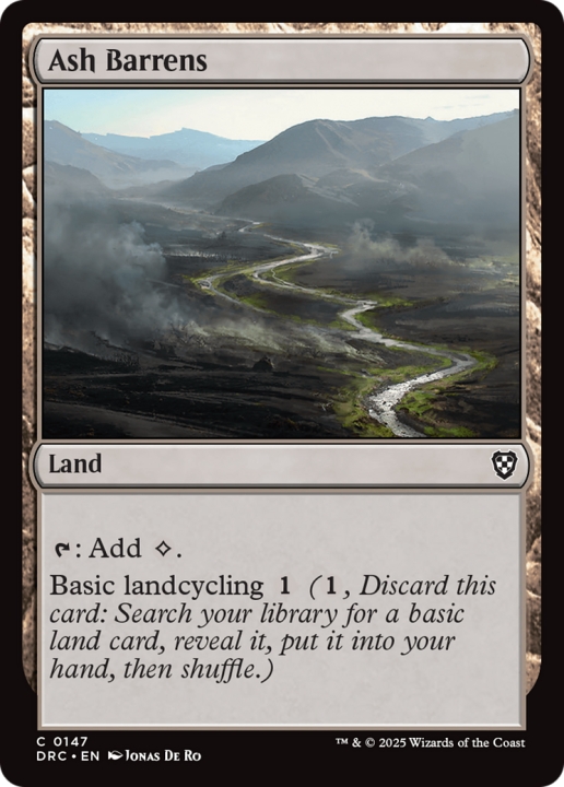 Ash Barrens in the group Magic the Gathering / Sets / Aetherdrift Commander at Proxyprinters.com (102695)