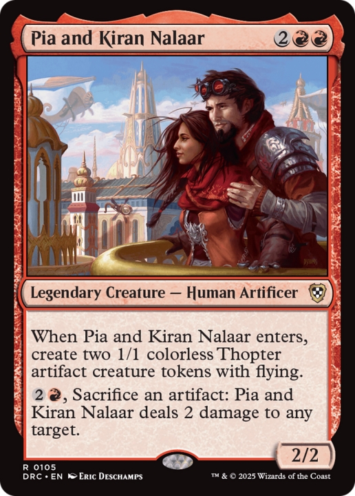 Pia and Kiran Nalaar in the group Magic the Gathering / Sets / Aetherdrift Commander at Proxyprinters.com (102699)