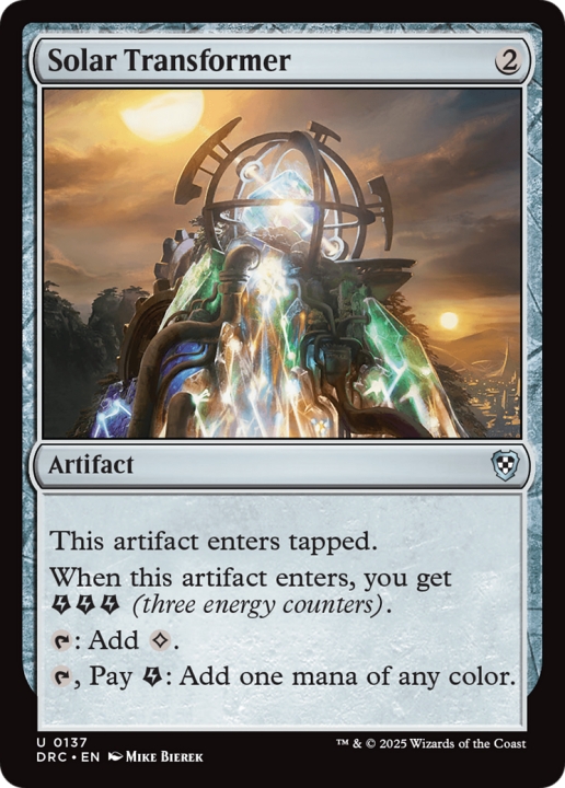 Solar Transformer in the group Magic the Gathering / Sets / Aetherdrift Commander at Proxyprinters.com (102710)