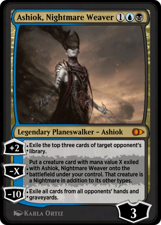 Ashiok, Nightmare Weaver in the group Magic the Gathering / Sets / Pioneer Masters at Proxyprinters.com (102723)