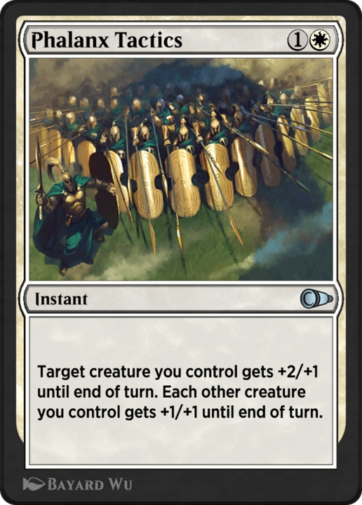 Phalanx Tactics in the group Magic the Gathering / Sets / Pioneer Masters at Proxyprinters.com (102734)