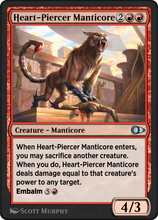 Heart-Piercer Manticore in the group Magic the Gathering / Sets / Pioneer Masters at Proxyprinters.com (102737)