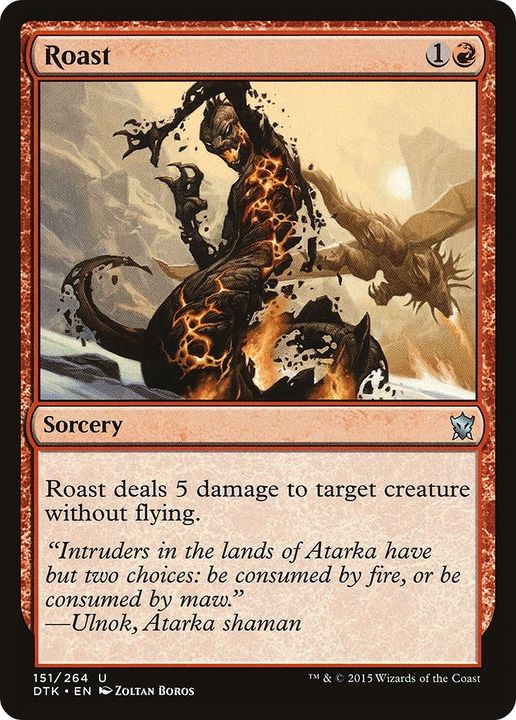 Roast in the group Magic the Gathering / Types / Colors / Red at Proxyprinters.com (10275)