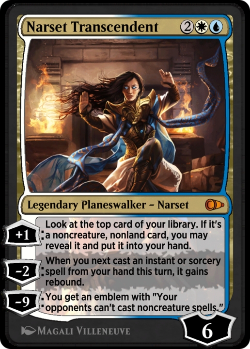 Narset Transcendent in the group Magic the Gathering / Sets / Pioneer Masters at Proxyprinters.com (102781)