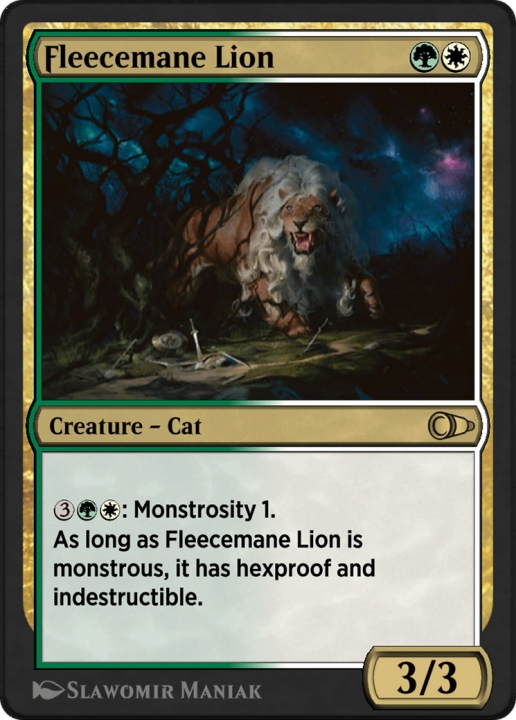 Fleecemane Lion in the group Magic the Gathering / Sets / Pioneer Masters at Proxyprinters.com (102791)