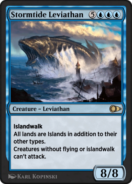 Stormtide Leviathan in the group Magic the Gathering / Sets / Pioneer Masters at Proxyprinters.com (102796)