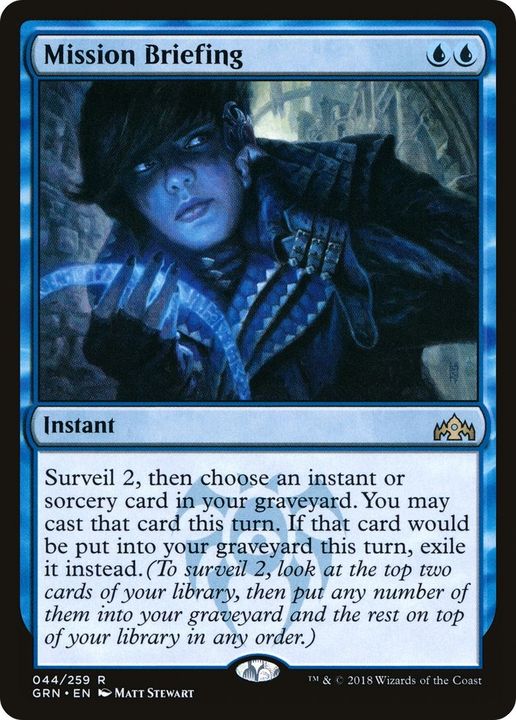 Mission Briefing in the group Magic the Gathering / Types / Colors / Blue at Proxyprinters.com (1028)