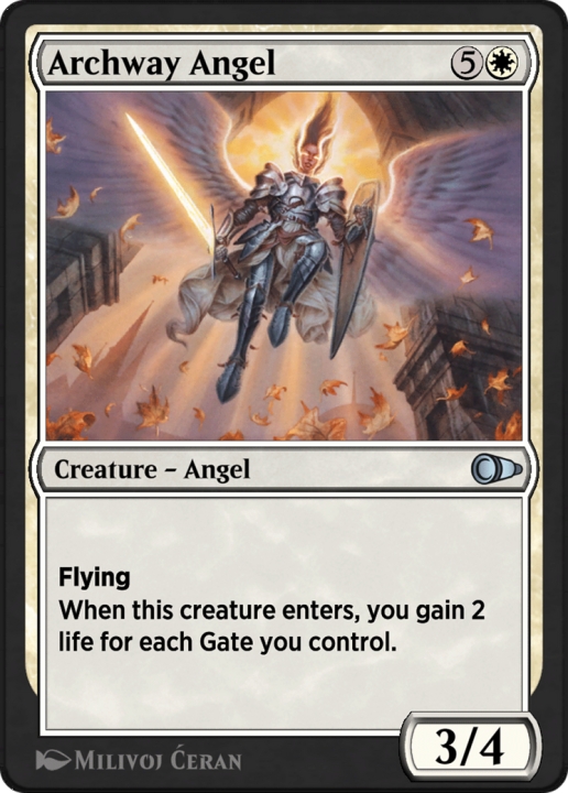 Archway Angel in the group Magic the Gathering / Sets / Pioneer Masters at Proxyprinters.com (102803)