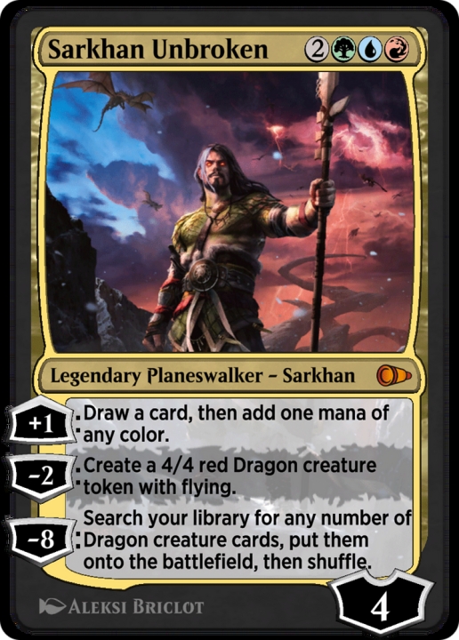 Sarkhan Unbroken in the group Magic the Gathering / Sets / Pioneer Masters at Proxyprinters.com (102808)