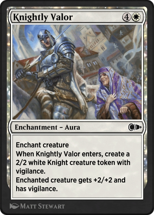 Knightly Valor in the group Magic the Gathering / Sets / Pioneer Masters at Proxyprinters.com (102812)