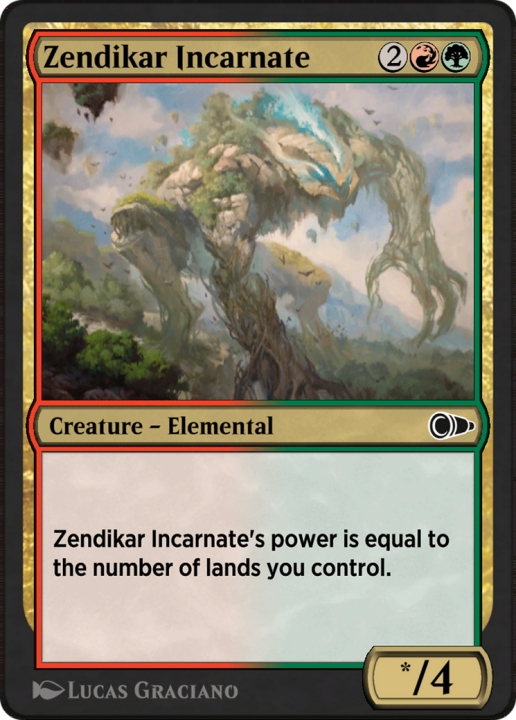 Zendikar Incarnate in the group Magic the Gathering / Sets / Pioneer Masters at Proxyprinters.com (102814)