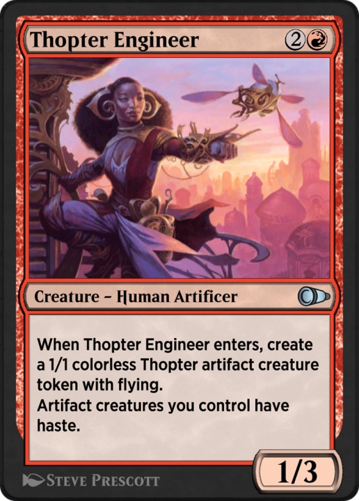 Thopter Engineer in the group Magic the Gathering / Sets / Pioneer Masters at Proxyprinters.com (102816)