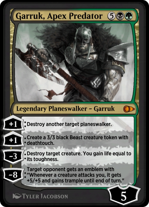 Garruk, Apex Predator in the group Magic the Gathering / Sets / Pioneer Masters at Proxyprinters.com (102819)