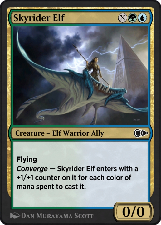 Skyrider Elf in the group Magic the Gathering / Sets / Pioneer Masters at Proxyprinters.com (102829)