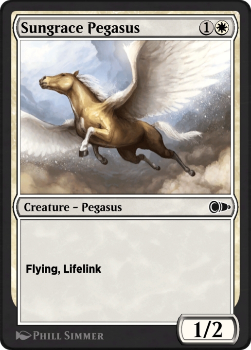 Sungrace Pegasus in the group Magic the Gathering / Sets / Pioneer Masters at Proxyprinters.com (102831)