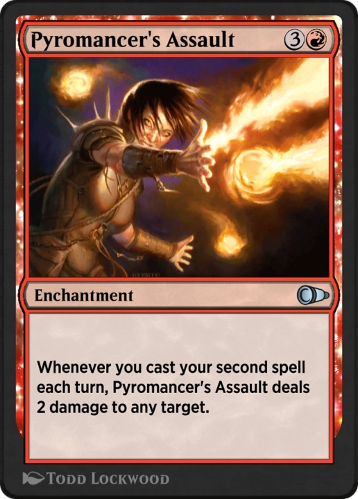 Pyromancer's Assault in the group Magic the Gathering / Sets / Pioneer Masters at Proxyprinters.com (102845)