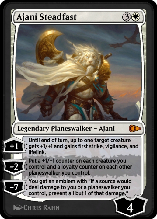 Ajani Steadfast in the group Magic the Gathering / Sets / Pioneer Masters at Proxyprinters.com (102846)