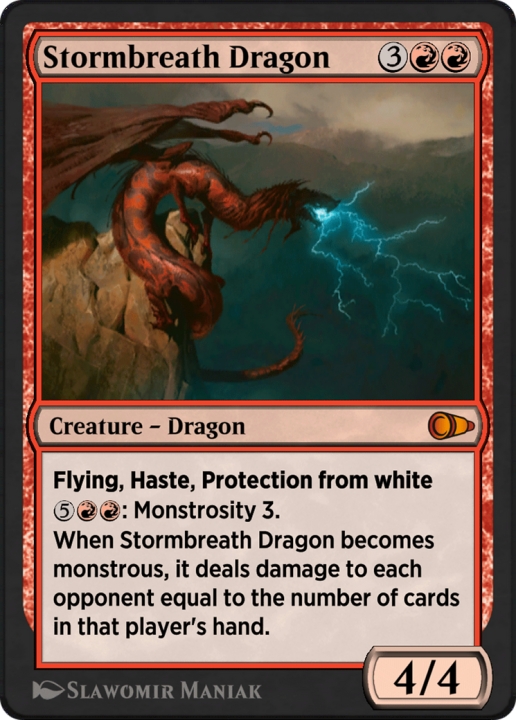 Stormbreath Dragon in the group Magic the Gathering / Sets / Pioneer Masters at Proxyprinters.com (102859)