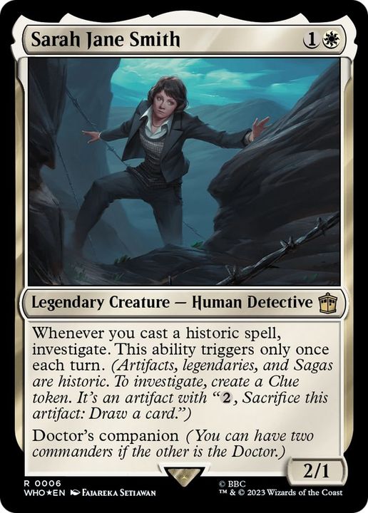 Sarah Jane Smith in the group Magic the Gathering / Sets / Doctor Who at Proxyprinters.com (10286)